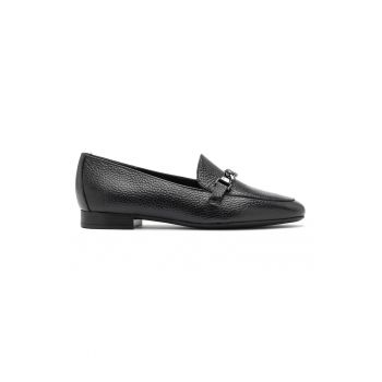 Pantofi loafer de piele cu detaliu metalic