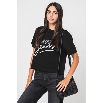 GUESS - Tricou lejer cu imprimeu logo