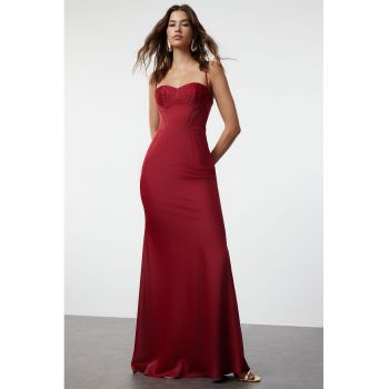 Rochie maxi cu detaliu corset