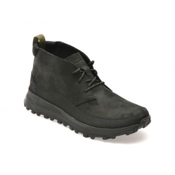 Ghete casual CLARKS negre, ATLTRDB, din nabuc