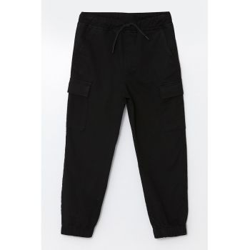 Pantaloni cargo cu talie ajustabila