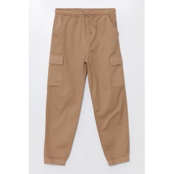 Pantaloni cargo cu talie ajustabila