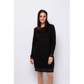 Rochie mini dreapta din amestec de bumbac