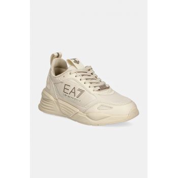 EA7 Emporio Armani sneakers culoarea bej, XK406.X8X191