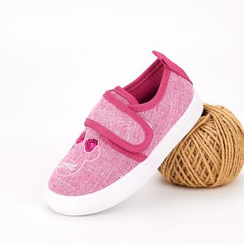 Espadrile Fata Fucsia Cu Arici Flanta