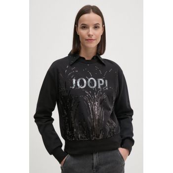 Joop! bluza femei, culoarea negru, cu imprimeu, 30043704