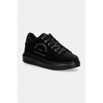 Karl Lagerfeld sneakers KAPRI culoarea negru, KL62578L