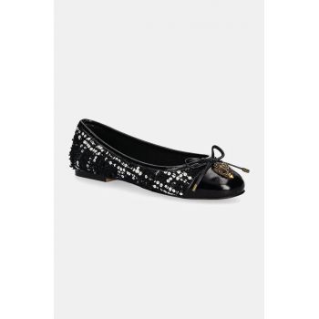 Kurt Geiger London balerini Eagle Ballerina culoarea negru, 9790601639