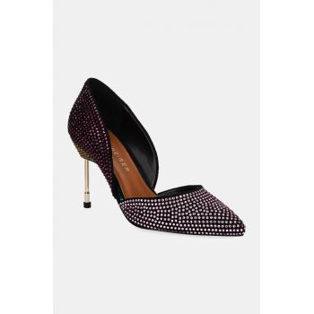 Kurt Geiger London pantofi cu toc Bond 90 culoarea violet, 2274599609