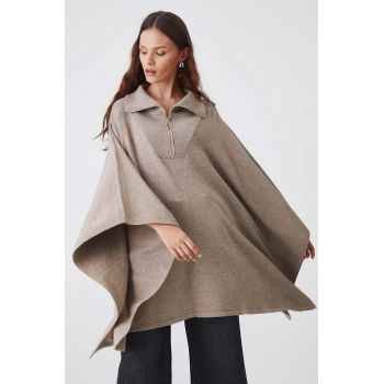 Medicine poncho culoarea bej