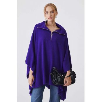 Medicine poncho culoarea violet