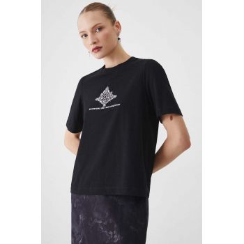 Medicine tricou femei, culoarea negru