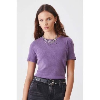 Medicine tricou femei, culoarea violet ieftin