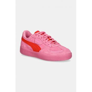 Puma sneakers din piele intoarsă Palermo Moda Xtra culoarea roz, 398534