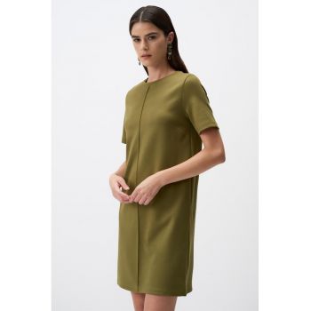 Rochie-tricou cu croiala lejera