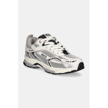 The Mercer Brand sneakers The Re-Run White Silver culoarea gri, ME243010 159