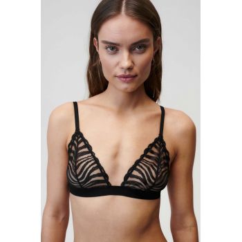 Undress Code sutien Gentle Bra culoarea negru, transparent, modelator, 727