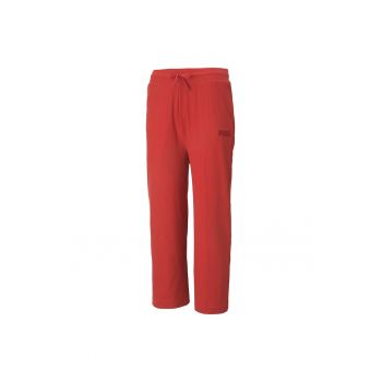 Pantaloni cu striatii si croiala ampla Modern Basics