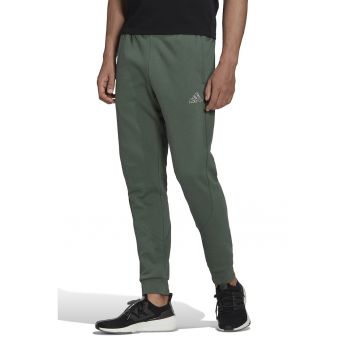 Pantaloni sport cu croiala conica si buzunare laterale M FL Recbos