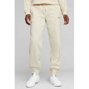 Pantaloni sport cu buzunare laterale Essentials Minimal Gold