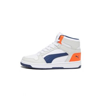 Pantofi sport mid-cut de piele ecologica Rebound Layup