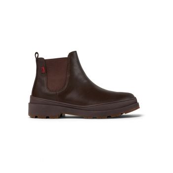 Ghete Chelsea de piele Brutus Trek Brown