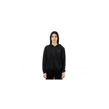 Hanorac Train Precious W Hoodie Fz 6RTM20TJDCZ01200 Femei Negru