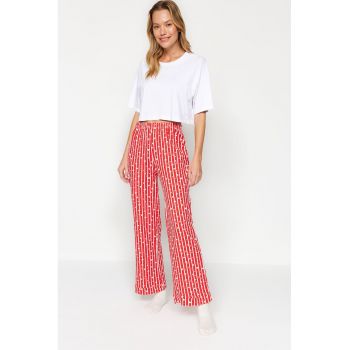 Pantaloni de pijama cu imprimeu