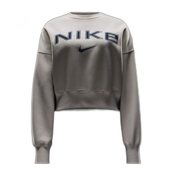 Bluza Nike W NSW PHNX FLC OOS LOGO CREW