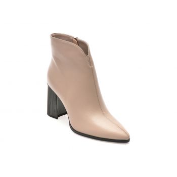 Botine casual EPICA gri, DX717, din piele naturala