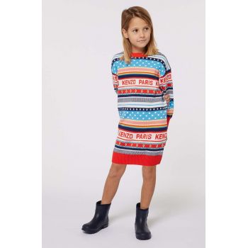 Kenzo Kids rochie fete mini, drept, K60686