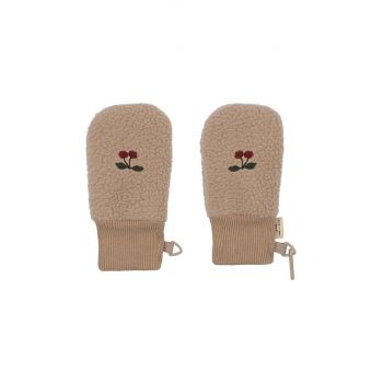 Konges Sløjd manusi copii SAFA BABY MITTENS GRS culoarea maro, KS101291 de firma originale