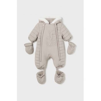 Mayoral Newborn combinezon bebe culoarea bej, 2620