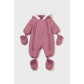 Mayoral Newborn combinezon bebe culoarea roz, 2620