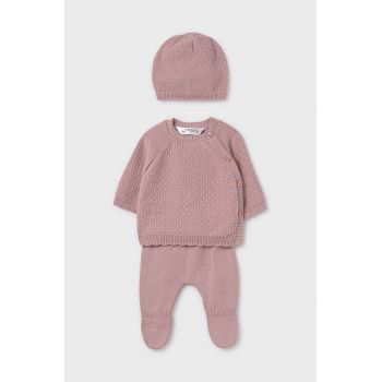 Mayoral Newborn compleu bebe culoarea roz, 9514