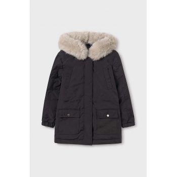 Mayoral parka pentru copii culoarea negru, 7480