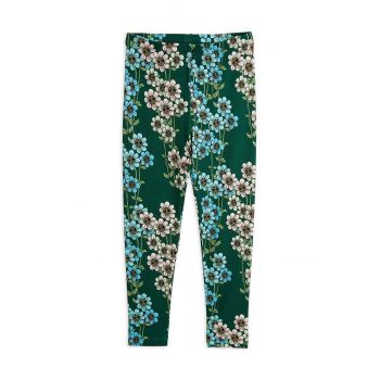 Mini Rodini leggins copii Daisys culoarea maro, modelator, 2473011775