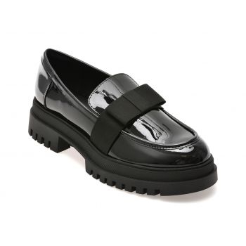 Mocasini casual ALDO negri, 13673307, din piele ecologica