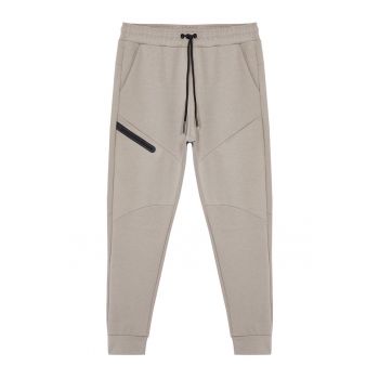 Pantaloni conici de trening cu snururi