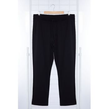 Pantaloni uni de trening din amestec de bumbac