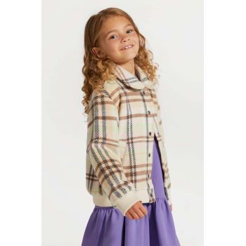 Coccodrillo geaca copii culoarea bej, ACADEMY GIRL KIDS