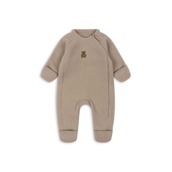 Konges Sløjd costum bebe SAFA ONESIE GRS culoarea bej, KS101294