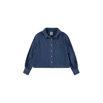 Levi's camasa din denim pentru copii L/S WESTERN DENIM SHIRT 4EL063