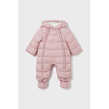 Mayoral Newborn combinezon bebe culoarea roz, 2607