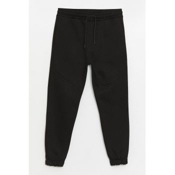 Pantaloni de trening cu imprimeu text