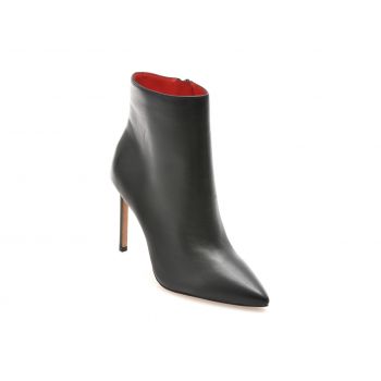 Botine elegante ALDO negre, 13659584, din piele naturala