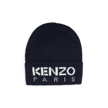 Kenzo Kids caciula copii culoarea albastru marin, K60604