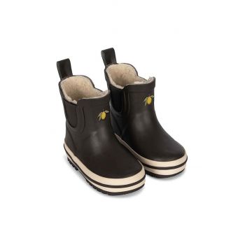 Konges Sløjd cizme copii ROI RAIN BOOT LOW culoarea albastru marin, KS101290