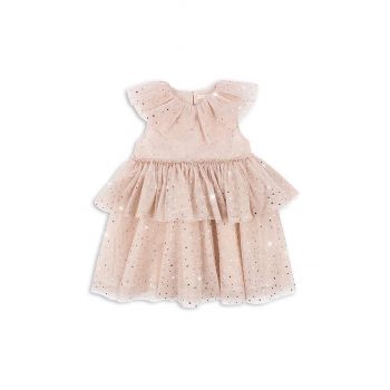 Konges Sløjd rochie fete FAIRY DRESS culoarea roz, mini, evazati, KS101513