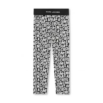 Marc Jacobs leggins copii culoarea negru, modelator, W60245